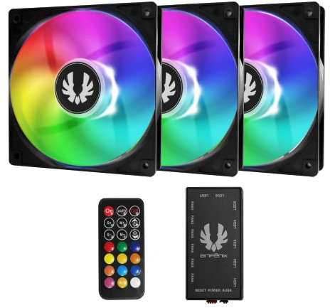 Bitfenix Spectre SE - Kit de 3 x 120 mm Ventiladores ARGB