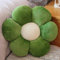 Morbuy Plüsch Kissen Blumenform Sitzkissen Stuhlkissen, Kopfkissen Sitzpolster Sofakissen Stuhl Kissen, Weiche Flauschige Verdickte Bodenkissen Kinderzimmer Dekor (65x65cm,Kristallsamt Dunkelgrün)