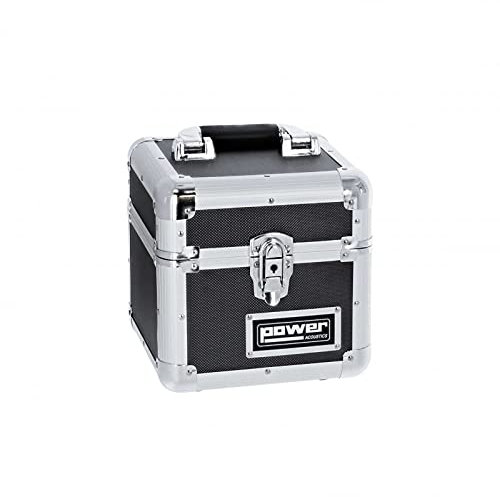 Power Acoustics Fl Rcase 45-60bl - Maleta de almacenamiento para 60 vinilos 45t, negro y acero, Modern