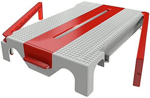 Kronen Hansa Doc Dustfree Schneidebrett zum staubreduzierten Schneiden von Fliesen und Platten (Fliesen-Schneidetisch zur Staub-Absaugung, Schneideführung 40 x 2,2 cm)