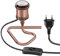 ledscom.de Lampe de table RETRA, interrupteur, bronze, 1x E27 max. 60W