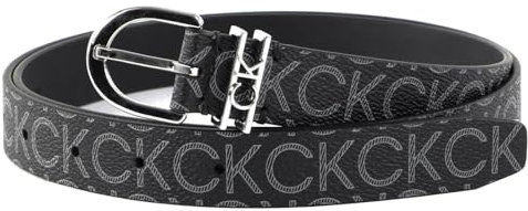 Calvin Klein CK Must CK Loop Belt 25mm W75 Black Mono