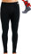 Merino Unterwäsche Herren - Lange Unterhosen Herren Merino Thermounterwäsche + Wollsocken (Medium, 320 Black)
