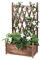 UNHO Jardinière Treillis Extérieure Bois: Bac à Fleurs Rectangulaire Grande Taille Carré Potager Surélevé de Jardin Esthétique et Pratique Idéal pour Balcon Patio Terrasse - 64x37x115cm Charge 45kg