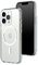 RHINOSHIELD Clear Case Compatible with Magsafe for [iPhone 13 Pro] | Superior magnetic, Advanced Yellowing Resistance, Crystal Clear, Protective and Customizable Clear Phone Case -White Camera Rim