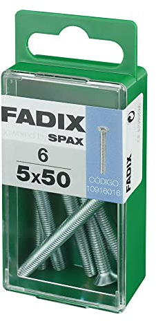 CAJA S 6 uds. metrische Drehmaschine CP M 5 x 50 mm FADIX