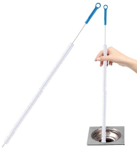 MAYJAI Nettoyeur de Tubes | Attrape-Cheveux à courbure en Spirale, Brosse de dragage antidérapante | Attrape-Cheveux d'évier pour siphons de Sol, Toilettes, égouts de Salle de Bain, éviers, lavabo