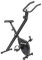 SPORTINATOR® X-Bike faltbarer Heimtrainer mit Computerfunktionen: Geschwindigkeit-, Zeit-, Distanz-, Kalorien- und Pulsmessung, breiter, gepolsterter Sattel (schwarz)