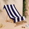 DREAMSCENE Strandtuch Stripe Marineblau, Schwimmbad, Strand, Urlaub, Essentials, Fitnessstudio, Mikrofaser Strandtücher für Erwachsene und Kinder, schnell trocknendes Handtuch, 71 cm x 152 cm