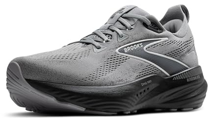 Brooks Men’s Glycerin GTS 22 Supportive Running Shoe, Primer Gray/Ebony/Bluewash, 15 Wide