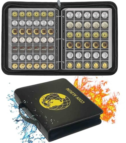 576 Pockets Coin Collection Album Book Holder for Collectors