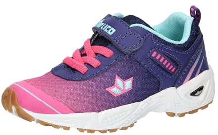 Lico Jungen Unisex Kinder Barney Hallenturnschuhe, pink/lila/türkis, 26 EU
