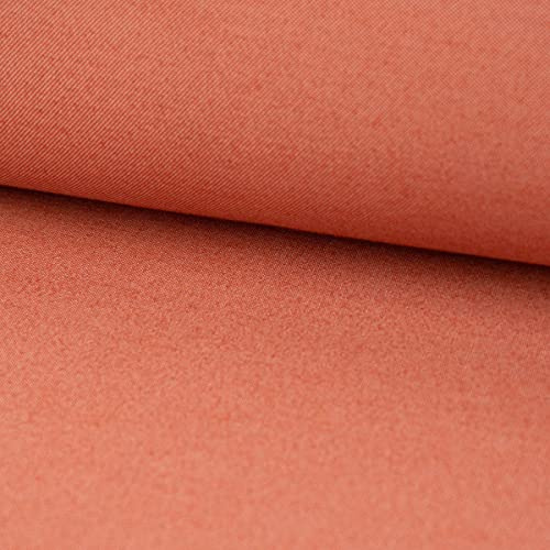 SCHÖNER LEBEN. Outdoorstoff Uni Terracotta 1,40m Breite