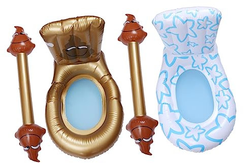 ibasenice 1 Pc Bouée Gonflable Chaise Longue De Radeau De Piscine D'été Anneau De Bain Drôle Flotteurs pour Adultes Jouets Adultes Jouet De Plage Chaise Longue Gonflable