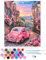 CEOVR Malen nach Zahlen für Erwachsene, Malen nach Zahlen, Malen-nach-Zahlen-Set, Rose Town Malen nach Zahlen für Erwachsene und Anfänger, 40 x 50 cm, Leinwand zum Malen nach Zahlen, alle Kits