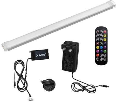 Vicco LED Stripe, Weiß, 50 cm | mit Starterpaket, zur Beleuchtung von Möbeln und Arbeitsflächen geeignet
