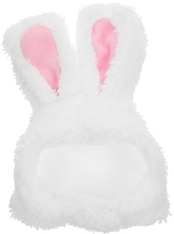 BUGUUYO Lovely Bunny Ear Hat for Pets Cute Cat and Small Dog Costume Accessory for Parties and Easter Celebrations Lightweight and Comfortable Pet Headwear
