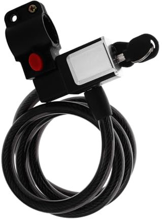 MOBUTOFU Thickened Steel Cable Lock Bike Locks Heavy Duty for Mountain Road Bikes Anti-Theft Lightweight and Portable