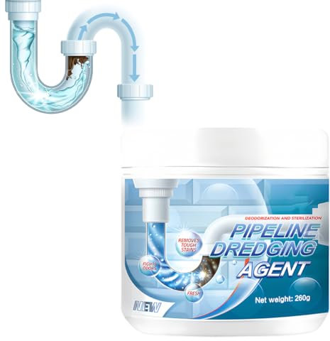 Drain Unblocker, 2025 New Toilet Unblocker, Sink & Drain Cleaner Powder, Restroom Cleaning Foam Powder All-Purpose Pipe Opener for Kitchen Bathroom Restroom Shower, Safe for All Pipes (1PCS)
