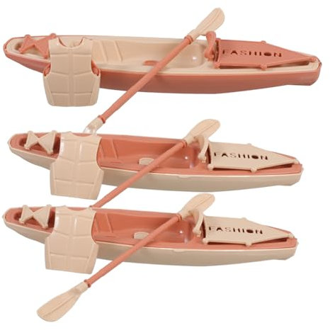 Yardwe Kanu-dekor Aus Kunststoff Kanu-schmuck Tischboot Bootförmiges Dekor Schrankdekoration Bootsfigur Aus Kunststoff Kanu-Modell Moderne Skulpturen Heimdekoration Für Wohnzimmer Und