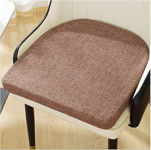 SDNAM 2/4/6er Set Sitzpolster Stuhl 45x45 Stuhlkissen U-förmiges Sitzkissen Indoor Outdoor Anti-Rutsch Kissen für Drinnen und Draußen, Garten, Küche, Café, Esszimmer(#3,45 * 45cm(6pcs))
