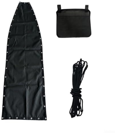 Ersatz-Set aus Netzgewebe und Seil für Hängesessel, Ersatzbezug für Hängesessel, Wird mit einer hängenden Aufbewahrungstasche geliefert(1 Stück mit Taschen)