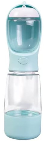 3-In-1 Leak Proof Portable Dog Water Bottle With Drink And Food Container Pet Travel Water Bowls Built-In Poop Bag Dispenser Multifunctional Water Dispenser Suitable For Dogs And Cats