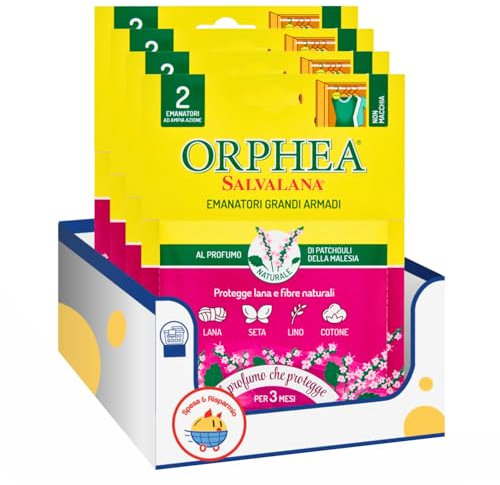 Emanatori profumati per armadi con effetto antitarme – Profumo Patchouli – Variazioni 4/8/12 Pezzi (4)