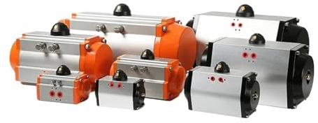 ByNGSDCC Attuatore for valvola a Sfera pneumatica, valvola pneumatica a Doppio Effetto, Molla idraulica, valvole elettriche, attuatore(110,AT-)