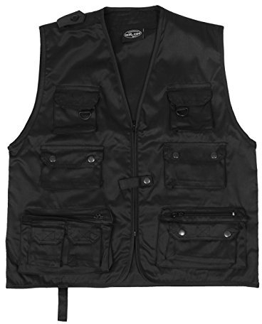 Mil-Tec Miltec Gilet Multipoches Noir 907