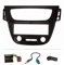 tomzz Audio 2445-032 Juego de Panel de Radio Compatible con Renault Megane III 2008-2013 Fluence a Partir de 2009 Negro con Adaptador Quadlock ISO Adaptador de Antena Fakra DIN ISO