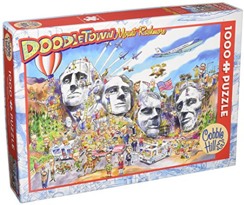 Cobblehill Puzzles 1000 pc DoodleTown: Mount Rushmore