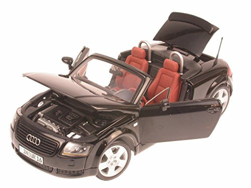 Audi TT Cabrio 8N schwarz Modellauto 31878 Maisto 1:18