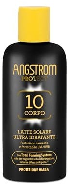 Angstrom Protect Sonnenmilch für den Körper, LSF 10, feuchtigkeitsspendende und langanhaltende Wirkung, geeignet für empfindliche Haut, 200 ml