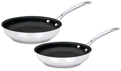 Cuisinart Chef's Classic Stainless Non-Stick Skillet Set