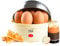 Hervidor de huevos eléctrico de acero inoxidable, hierve, escalfa y cuece al vapor hasta 7 huevos, color crema, de Neo®