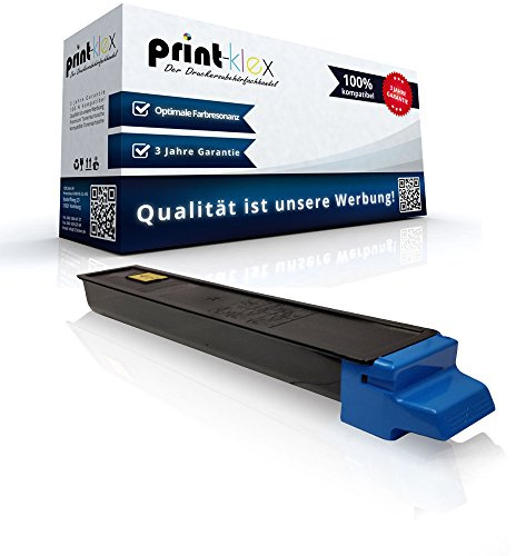 Print-Klex Tonerkartusche kompatibel für Kyocera Copystar CS 2551 ci TK8325 TK 8325 TK8325C TK-8325C TK 8325C Cyan Blau - Office Plus Serie
