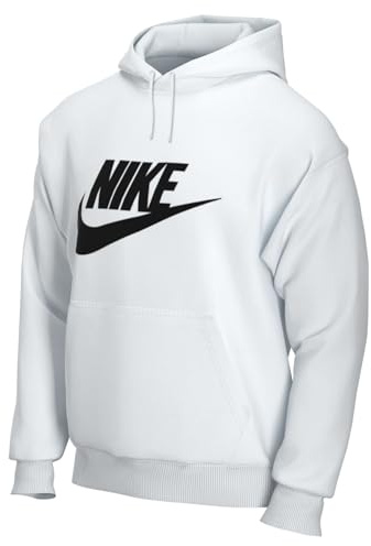 Nike M Nsw Club Hoodie PO BB Gx Sweatshirt - White/(Black), 3XL-T