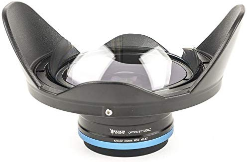 Kraken Sports Wide Angle Fisheye Lens, 24mm, 150° FOV, BBAR Coated, Polycarbonate Dome, Micro Four Thirds Mount
