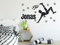 GRAZDesign Wandtattoo Fussball mit Name Kinderzimmer, Geschenk für Junge, Fussballspieler mit Ball, personalisierte Fußball Geschenke für Kinder / 69x40cm / Hellblau