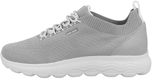 Geox Femme D Spherica A Sneakers, Lt Grey, 38 EU
