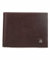 Aigner Geldbörse, Damen, Portemonnaie-Benutzerinnen, Unisex, Leder, WALLET, Klassisch, Dunkelbraun, Doblez, 2 Fächer, 3 Abteilungen, 4018556190959