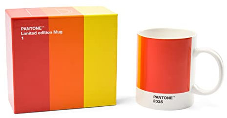 PANTONE Porzellan Kaffeebecher, 375ml, inkl. Geschenkbox, Limited Edition No. 1
