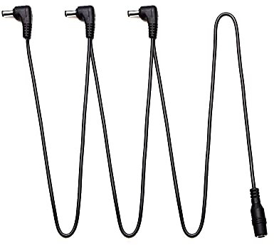 NA Guitar Pedal Power Supply Adapter Guitar Effects Pedal Power Supply Cable 3 Ways Daisy Chain Power Cable for Guitar Effect Pedals