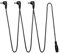 NA Guitar Pedal Power Supply Adapter Guitar Effects Pedal Power Supply Cable 3 Ways Daisy Chain Power Cable for Guitar Effect Pedals