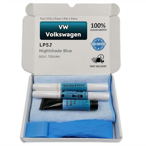 Genuine Colors Lackstift Nightshade Blue LP5J für VW Volkswagen Blau Golf TIGUAN