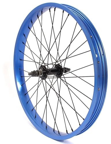 KHE BMX Vorderrad blau eloxiert 38mm Aluminium Felge 36 Loch 10mm 20 Zoll