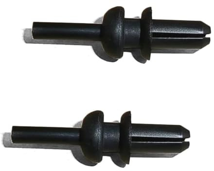 Set di 2 fissaggi con graffette per la zona posteriore, clip per catena di corda per Citroën C2, C3, C4, DS3, Xsara Picasso, Saxo, Xantia, XM, Corsa, Peugeot 106, 205, 206, 207, 208, 306, 307 e 308