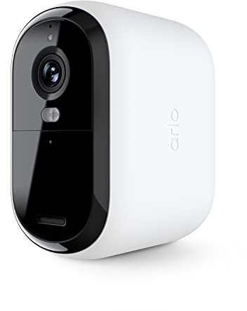 Arlo Essential XL Security Camera 2K | Indoor - Outdoor | 2nd Gen | 4X Longer Battery | Wire-Free with Spotlight, 2-Way Audio, Color Night Vision, Live Stream, Motion Activation, Notifications-White