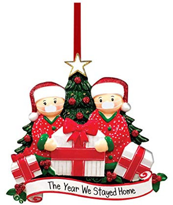 Weihnachtsdeko Family Survived Holiday 2020 Personalisierte Dekorationen Eisen der Dekoration & Aufhänger (Red One Size)